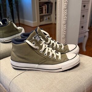 Converse Men's Green High-Top Sneakers